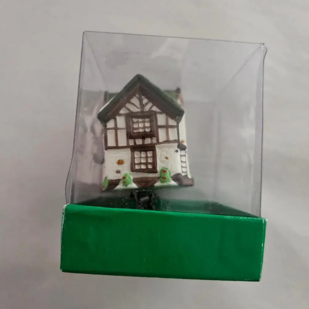 Vintage Dickens Village Department 56 Lite-Up Ornament Clip-On #6520-0 Christmas